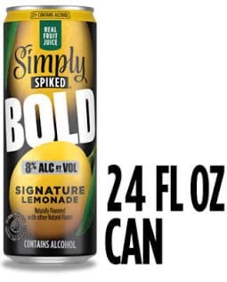 24OZ SIMPLY SPIKED BOLD LEMOND