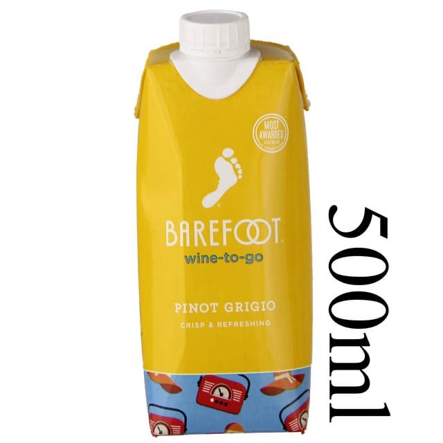 BAREFOOT 500ML PINOT GRIGIO