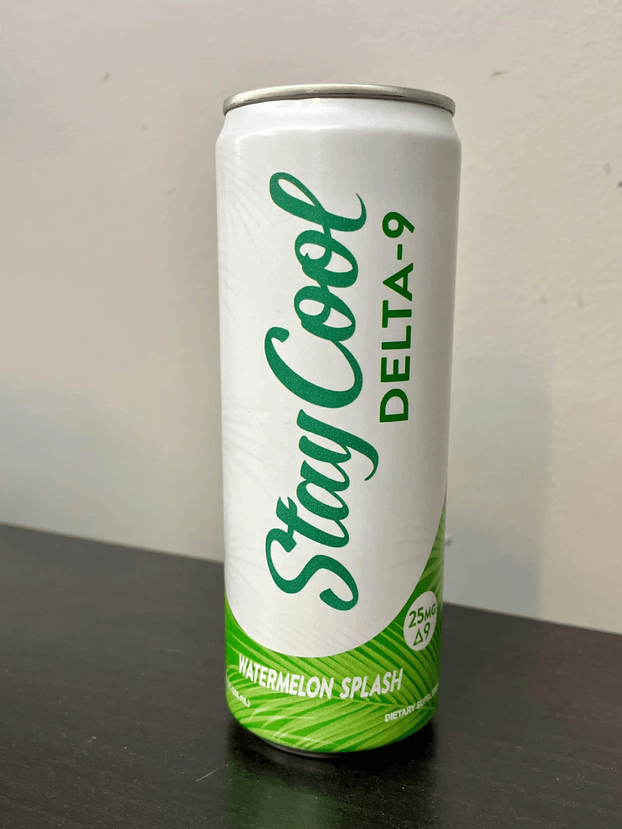 THC STAY COOL 25MG WATERMELON SPLASH 6PK CAN
