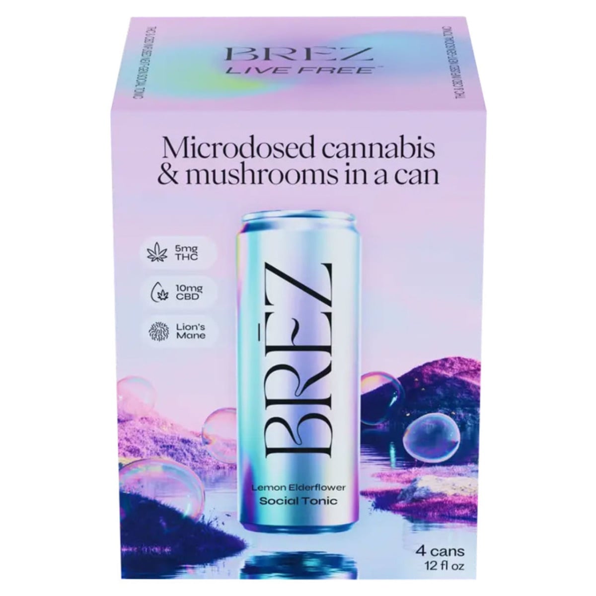 THC BREZ 5MG LEMON 4PK