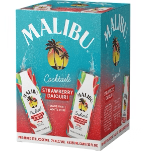 MALIBU COCKTAIL 4PK STRAW DAQ