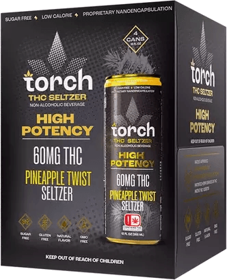 THC TORCH 60MG PINEAPPLE 4PK