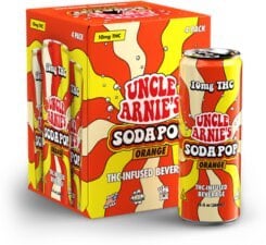 THC UNCLE ARNIES 10MG ORANGE 4PK