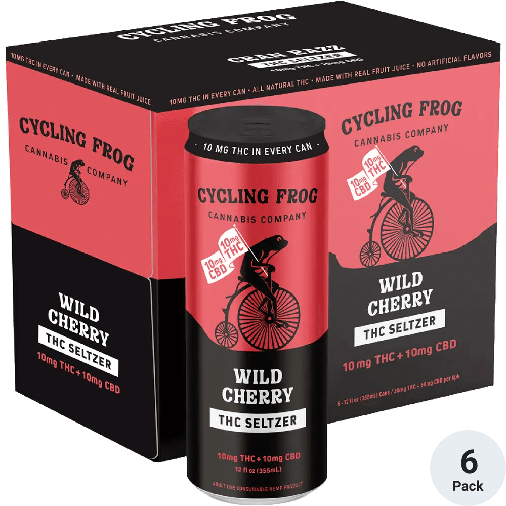 THC CYCLING FROG 10MG 6PKWILD CHERRY