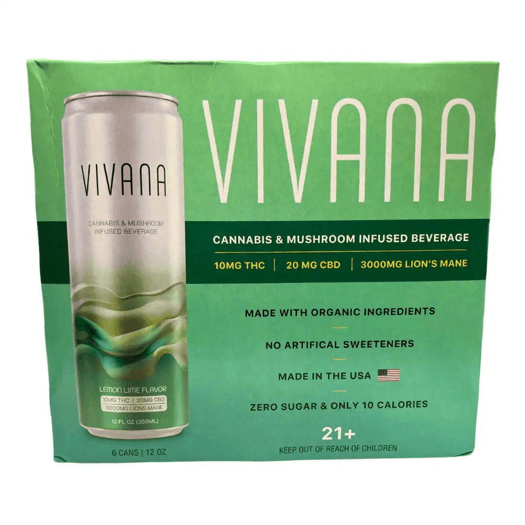 THC VIVANA 10MG LEMON LIME 6PK