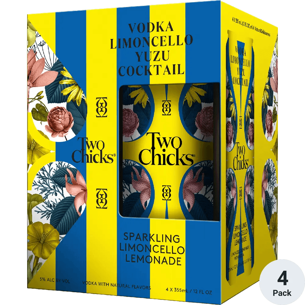 TWO CHICKS 4PK VODKA LIMONCELLO