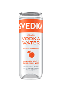 SVEDKA PEACH VODKA WATER 355ML